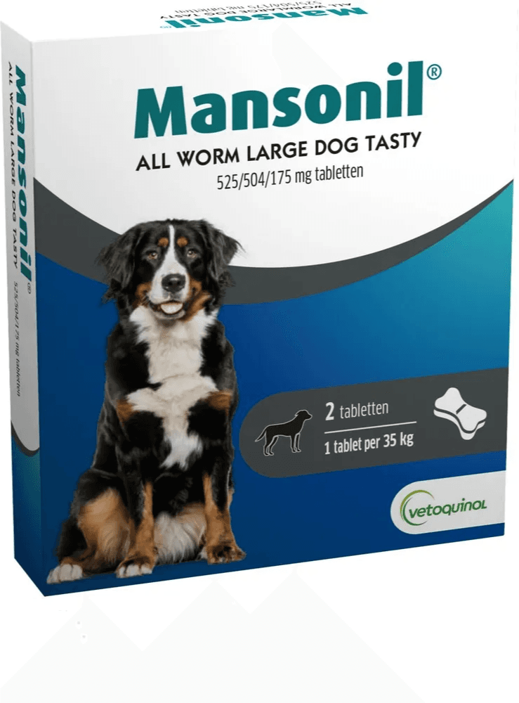 Mansonil All Worm Large Dog Tasty Tabletten