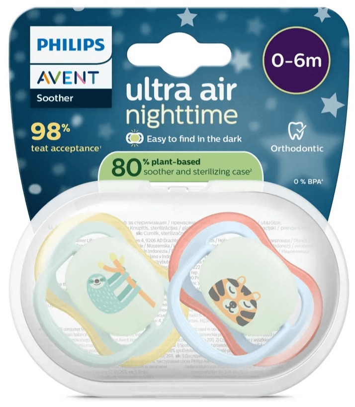 Avent Nighttime Fopspeen Leeuw 0-6M