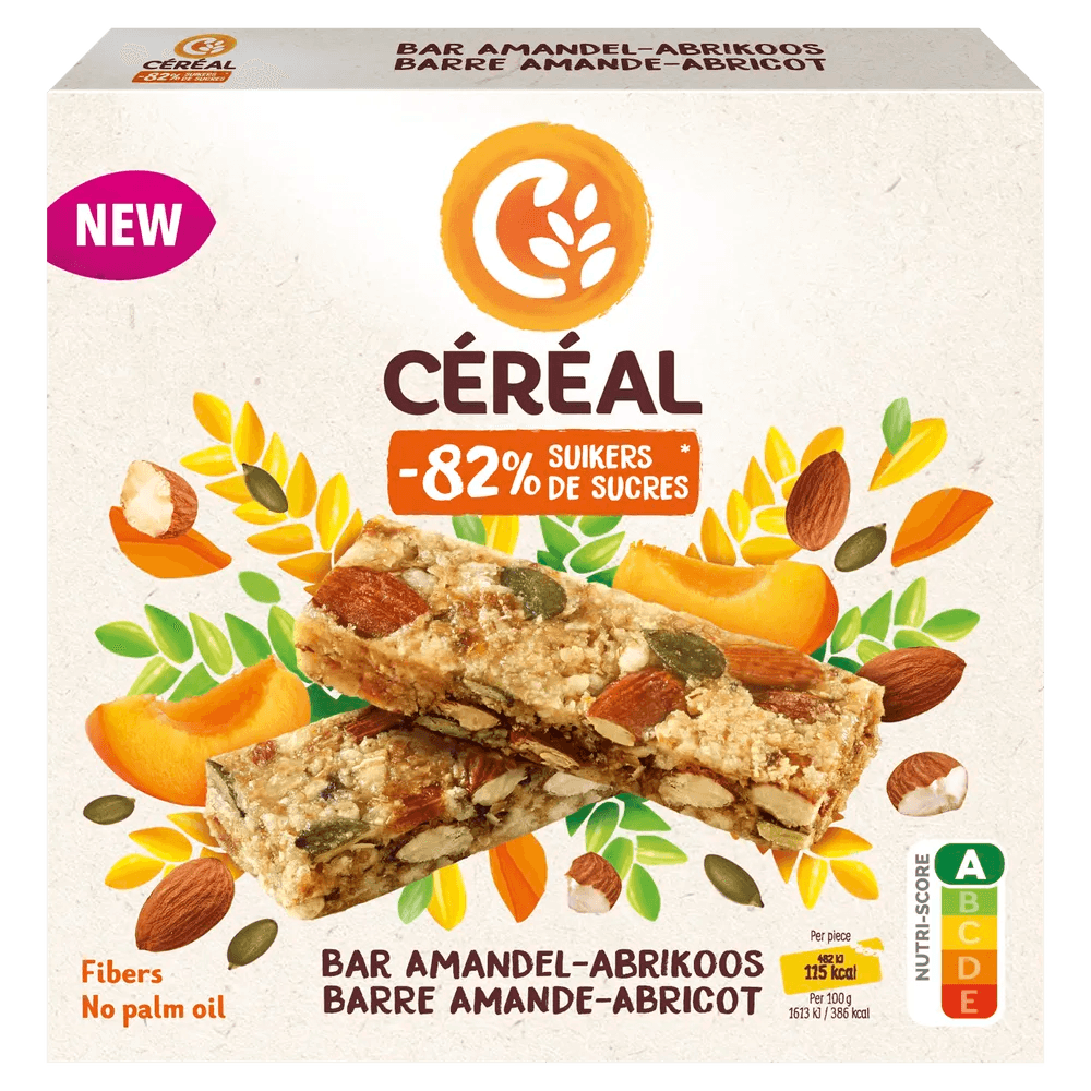 Cereal Bar Amandel & Abrikoos