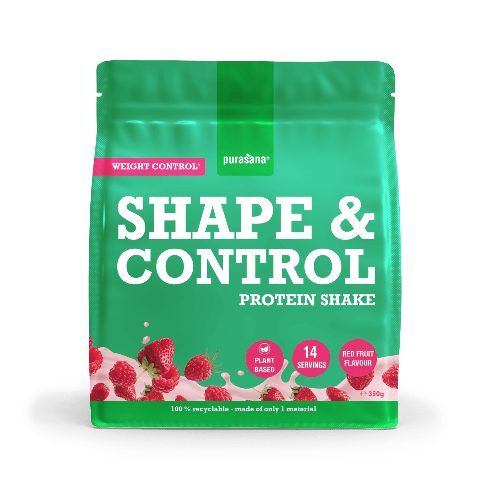 Purasana Shape & Control Protein Shake Red Fruit