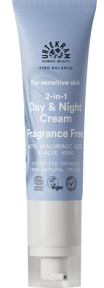 Urtekram 2-in-1 Day & Night Cream Parfumvrij