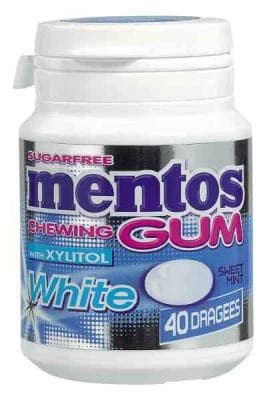 Mentos Gum Sweet Mint White