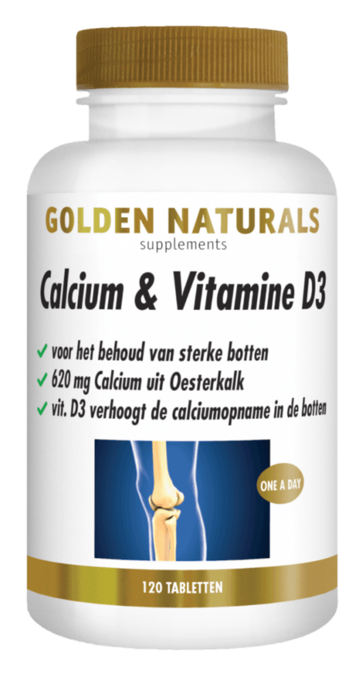 Golden Naturals Calcium & Vitamine D3 Tabletten