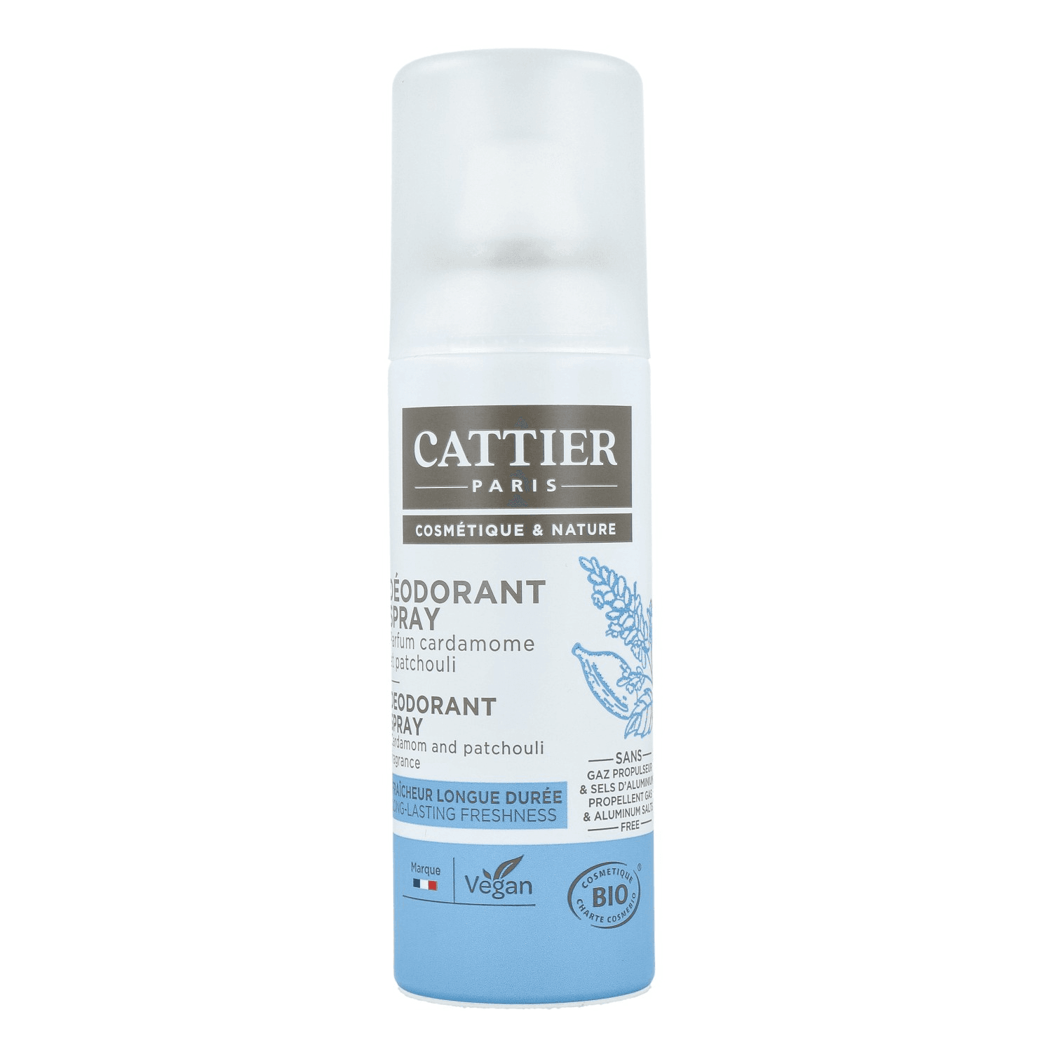 Cattier Paris Deospray Kardemom Patchouli