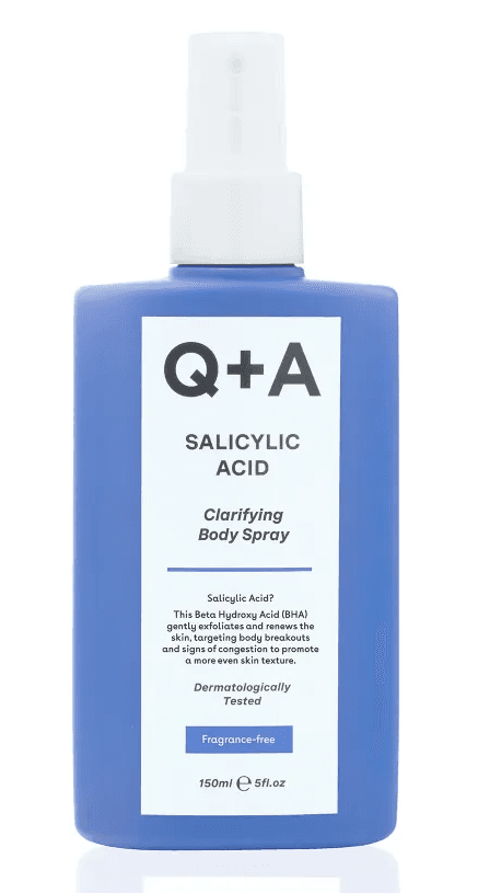 Q+A Salicylic Acid Clarifying Body Spray