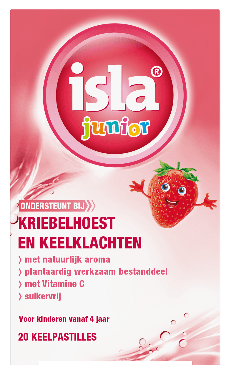 Isla Junior Keelpastilles - bij kriebelhoest en keelklachten