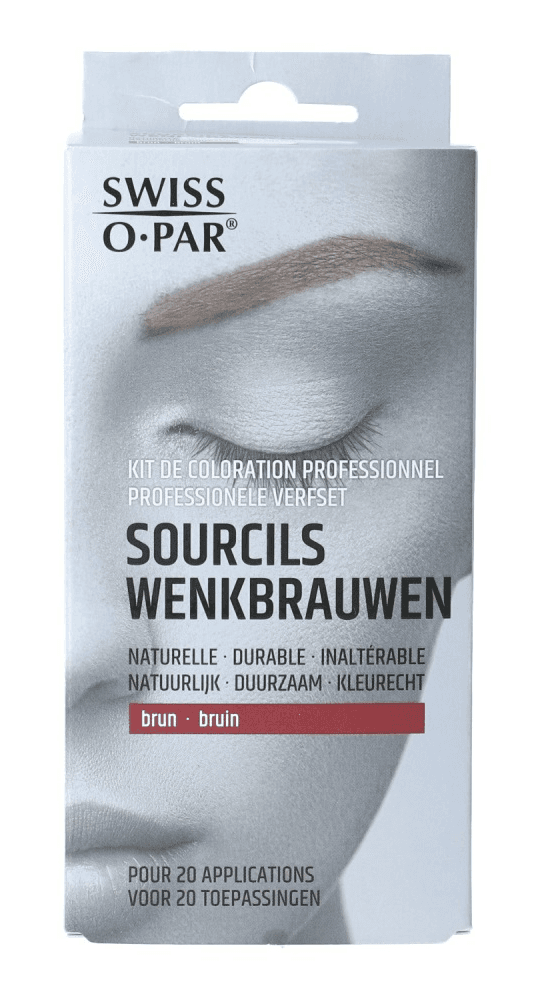 Swiss O-Par Professionele Verfset Wenkbrauwen Bruin