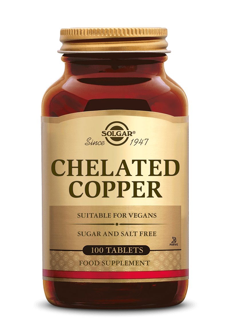 Solgar Chelated Copper (Koper) Tabletten