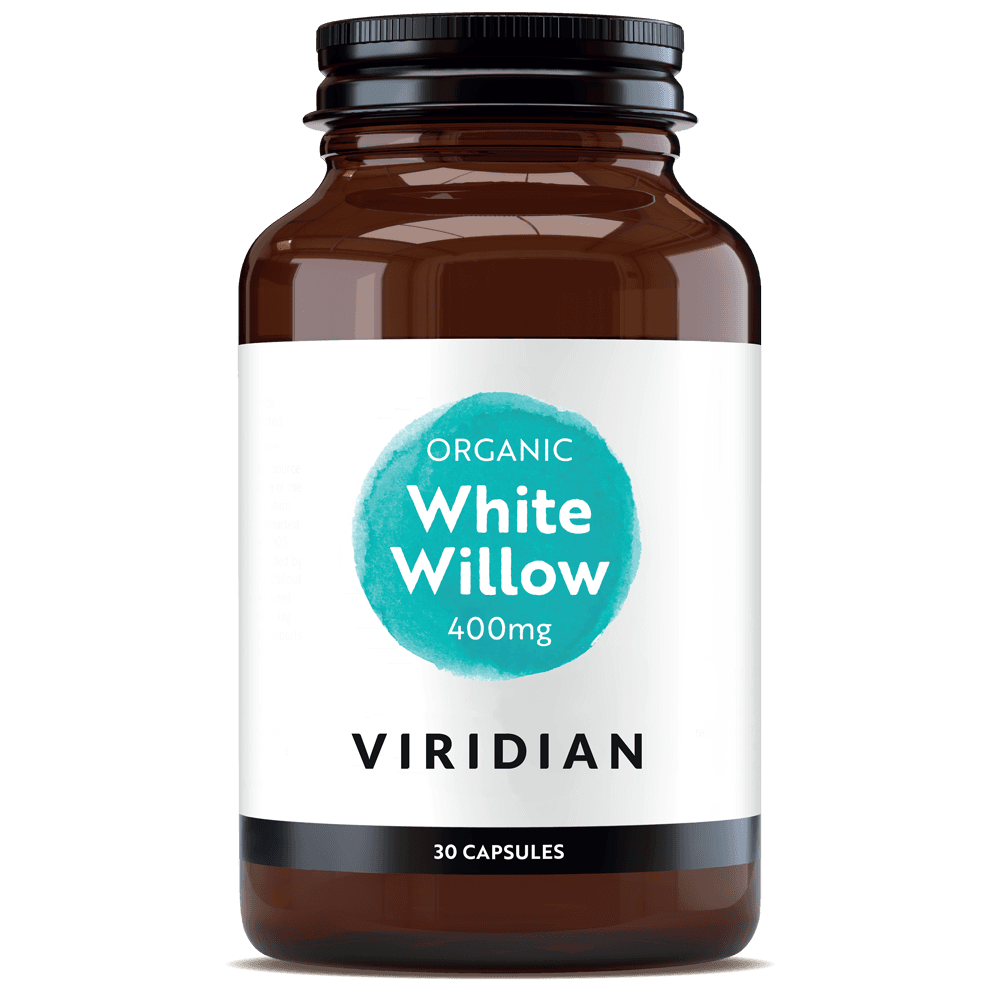 Viridian Organic White Willow 400mg Capsules