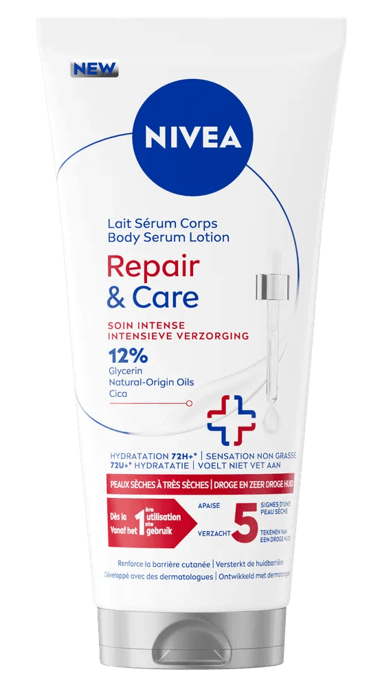 Nivea Repair & Care Body Serum Lotion - Droge en Zeer Droge Huid