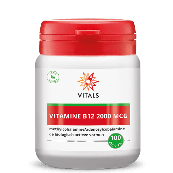 Vitals Vitamine B12 2000mcg Zuigtabletten