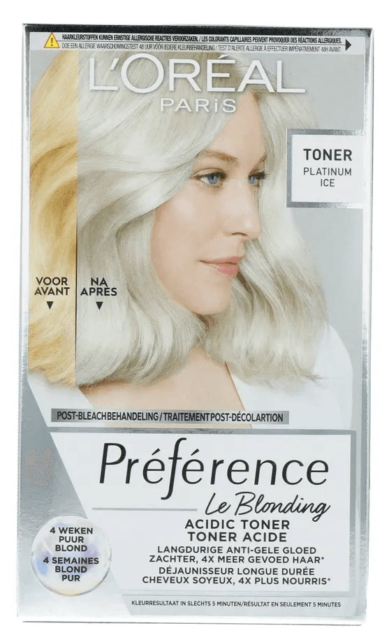 L'Oréal Paris Préférence Le Blonding Toner Platinum Ice