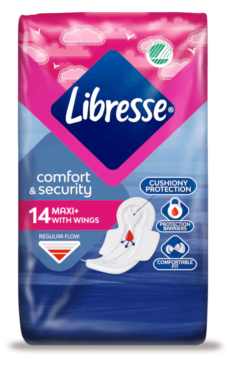 Libresse Comfort & Security Maandverband Maxi Plus