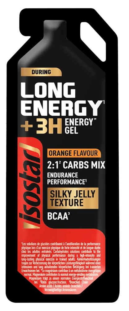 Isostar Long Energy +3H Booster Gel Orange