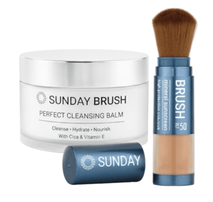 Sunday Brush Protect & Cleanse Set - Medium