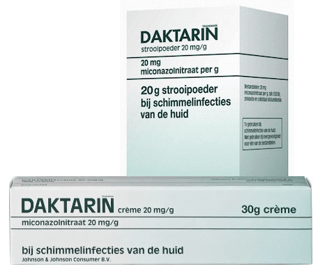 Daktarin 20mg Miconazol Crème (30GR) en Strooipoeder