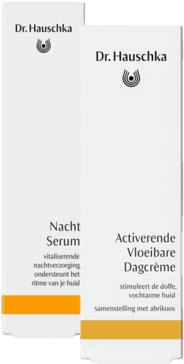 Dr. Hauschka Activerende Vloeibare Dagcrème + Nacht Serum Combi
