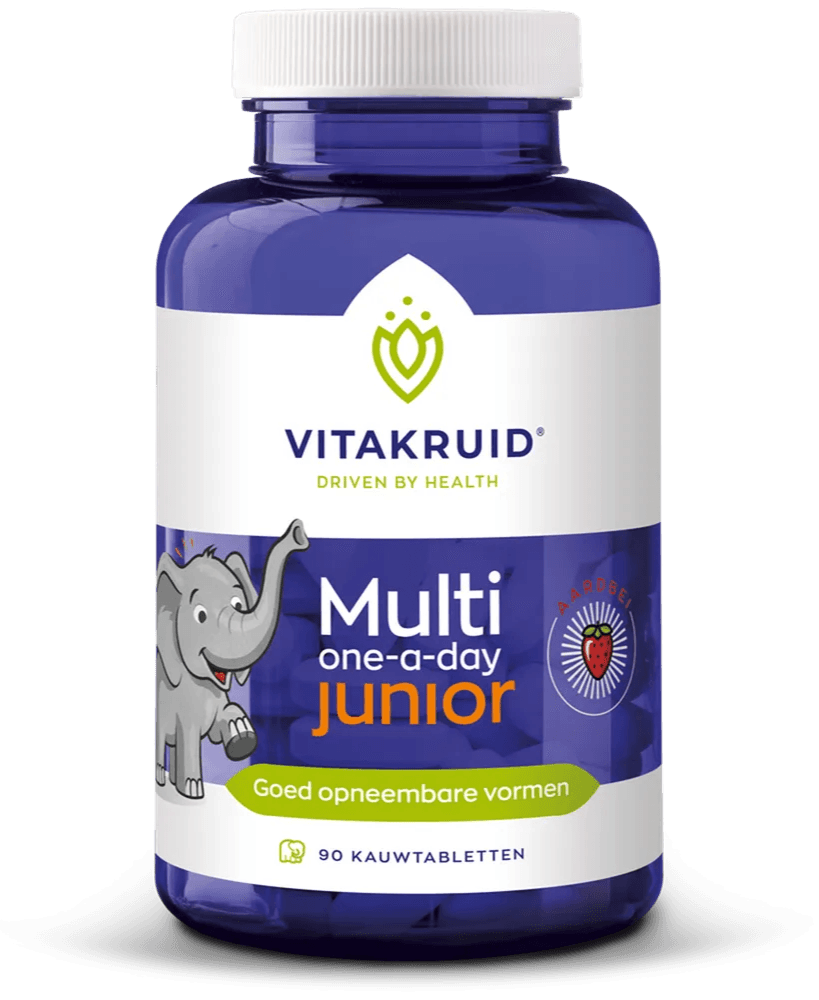 Vitakruid Multi one-a-day Junior Kauwtabletten