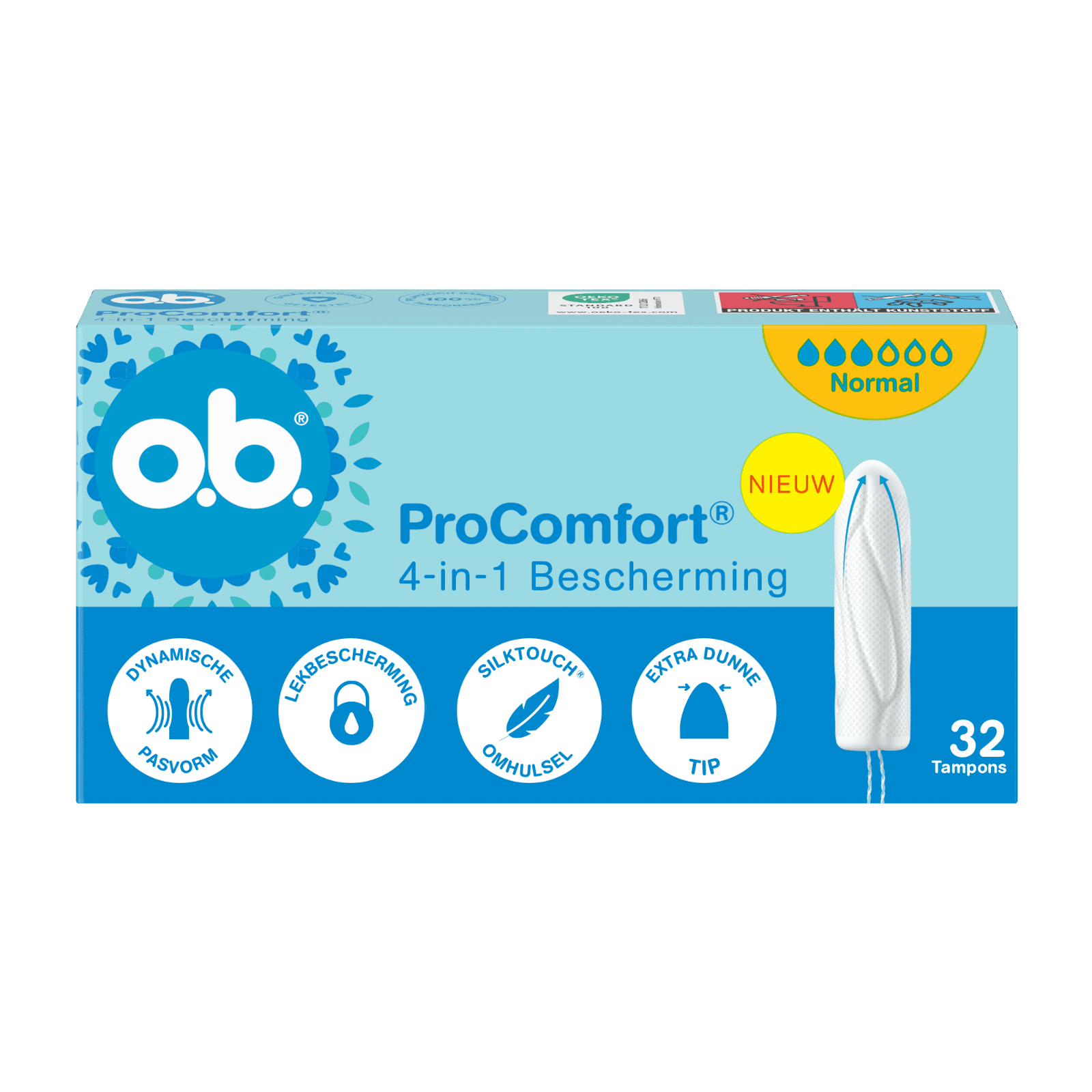 OB ProComfort Advanced Tampons Normal