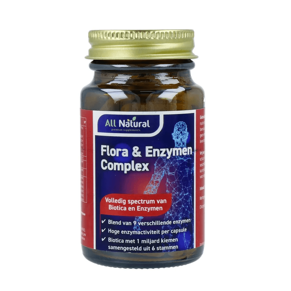 All Natural Flora & Enzymen Complex Capsules