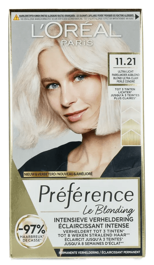 L'Oréal Paris Préférence Le Blonding 11.21 Ultra Licht Parelmoer Asblond
