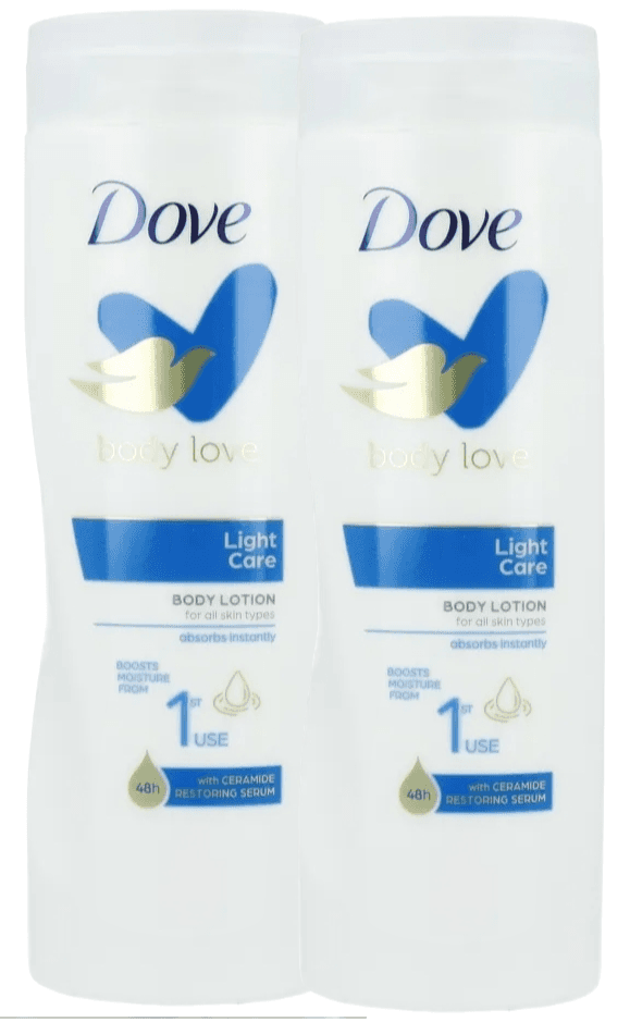 Dove Light Care Body Lotion Duo