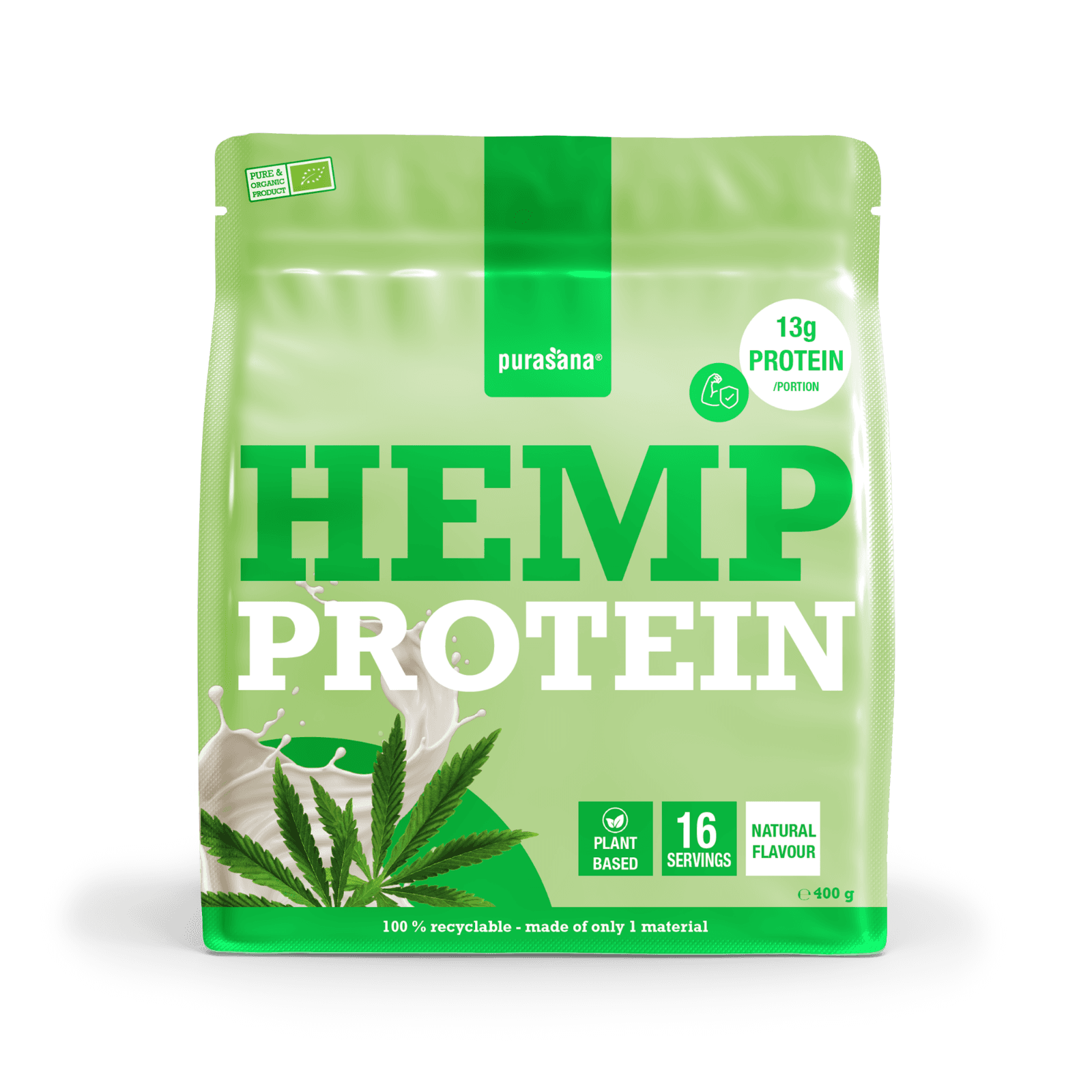 Purasana Hemp Protein Powder Natural