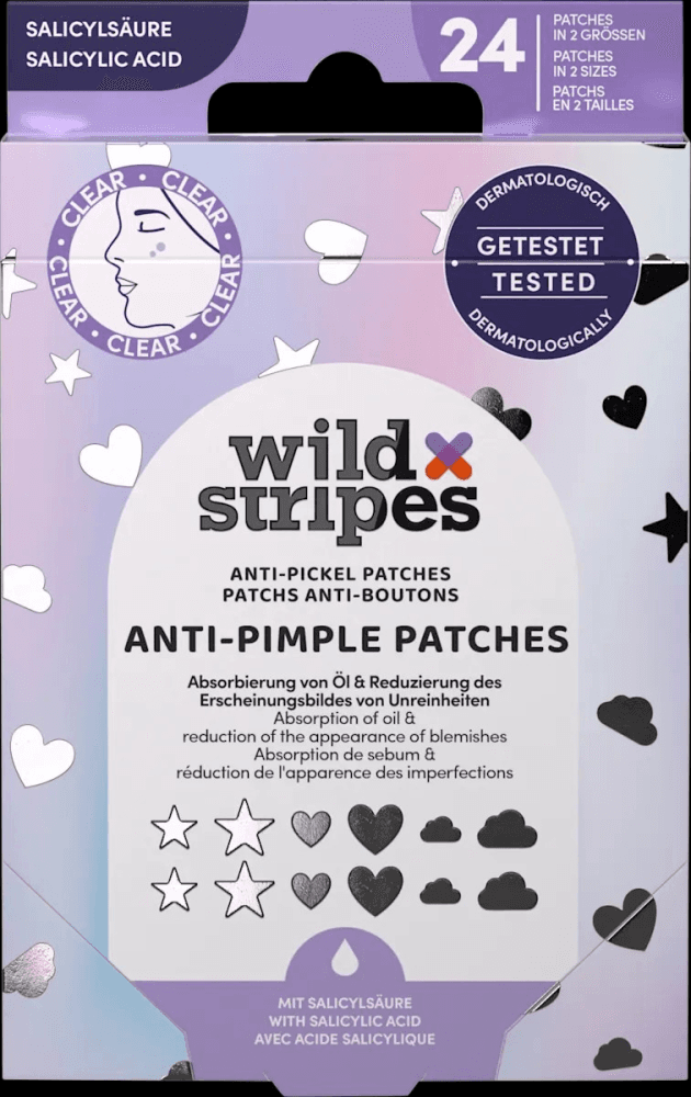 Wild Stripes Pleister Anti-Pimple Patches Holo Clear