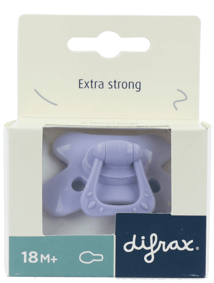 Difrax Fopspeen Natural 18+ Maanden SE Lilac Amethyst
