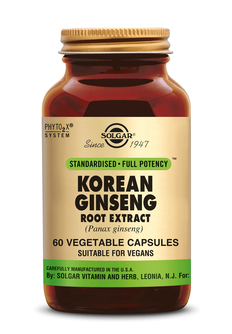 Solgar Ginseng Korean Root Extract Capsules