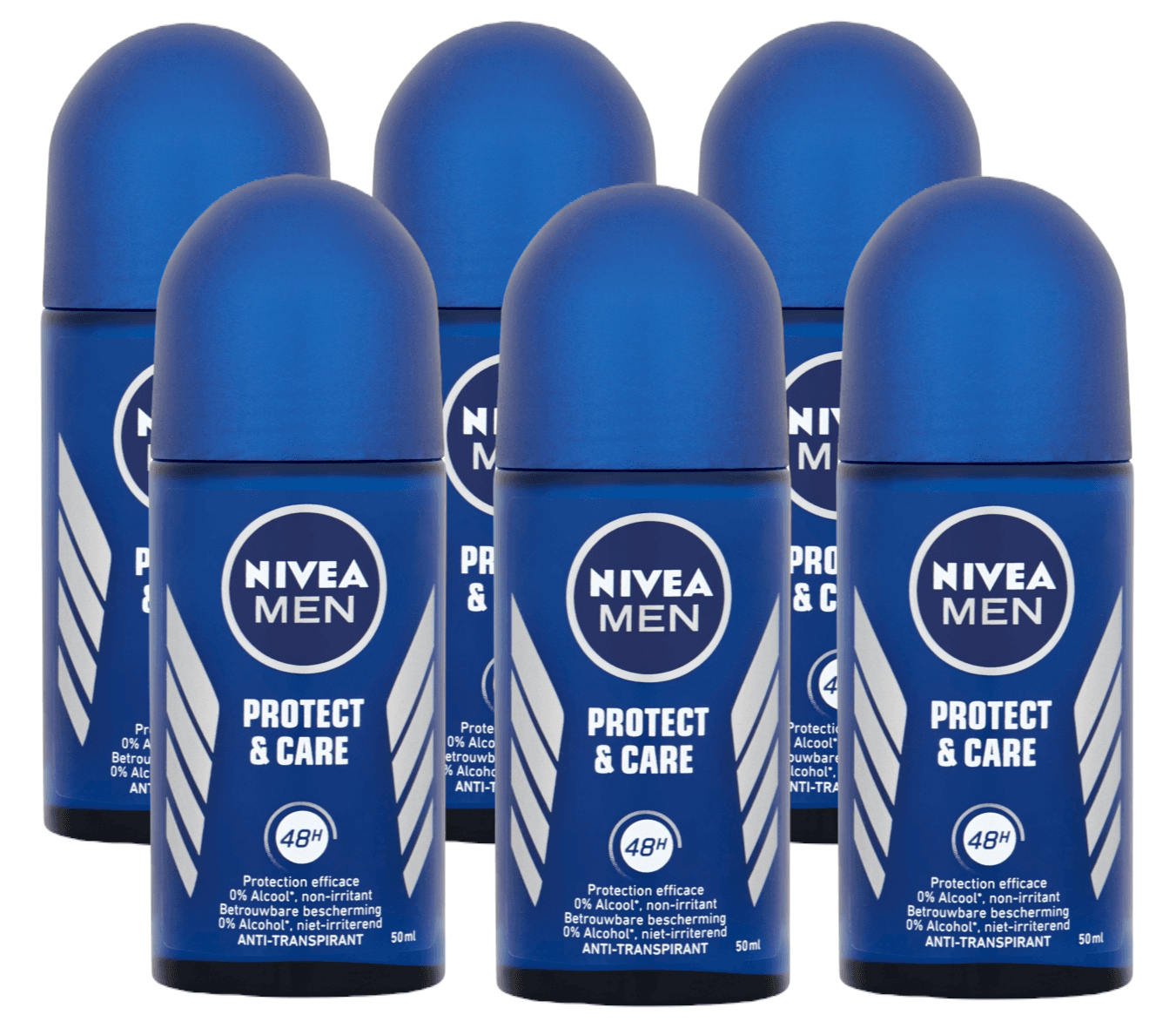 Nivea Men Protect & Care Roll-on Voordeelverpakking