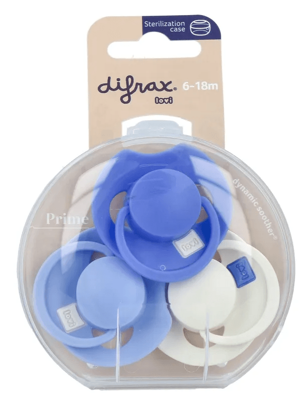 Difrax Lovi Fopspenen Blue 6-18M