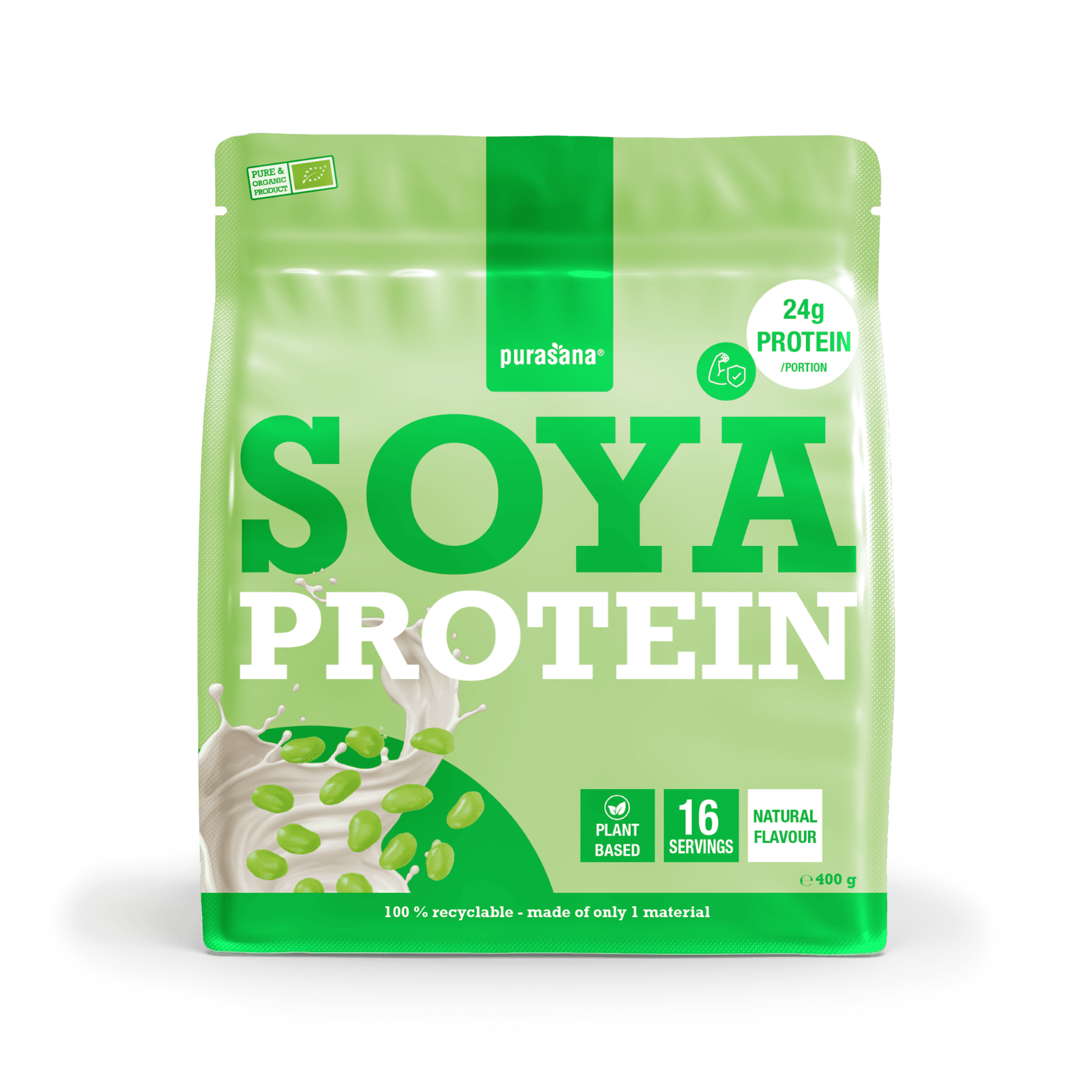 Purasana Soya Protein Powder Natural