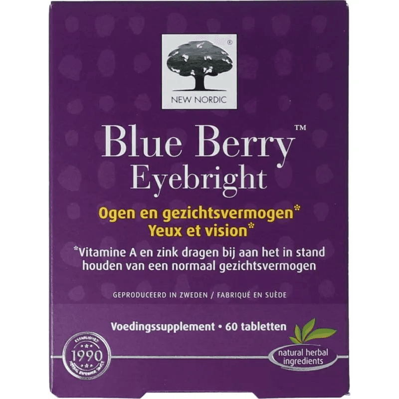 New Nordic Blue Berry Eyebright Tabletten