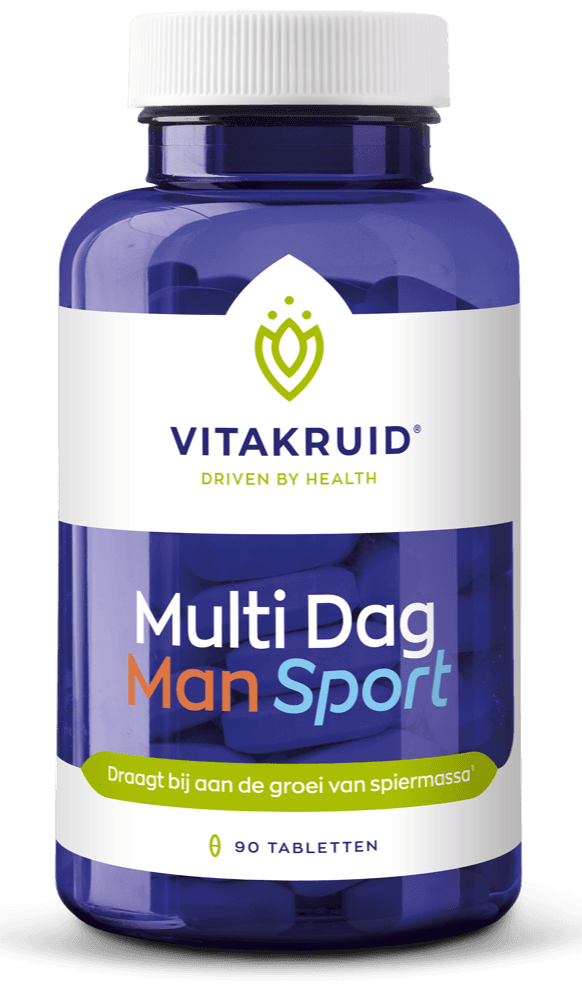 Vitakruid Multi Dag Man Sport 100% Vegan 90
