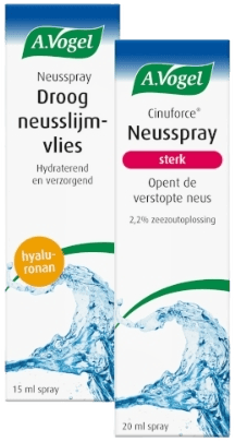 A.Vogel Cinuforce Neusspray Sterk + Neusspray Droog Neusslijmvlies & Korstjes Combiverpakking
