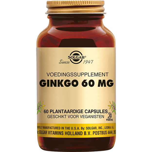 Solgar Ginkgo 60 mg Capsules