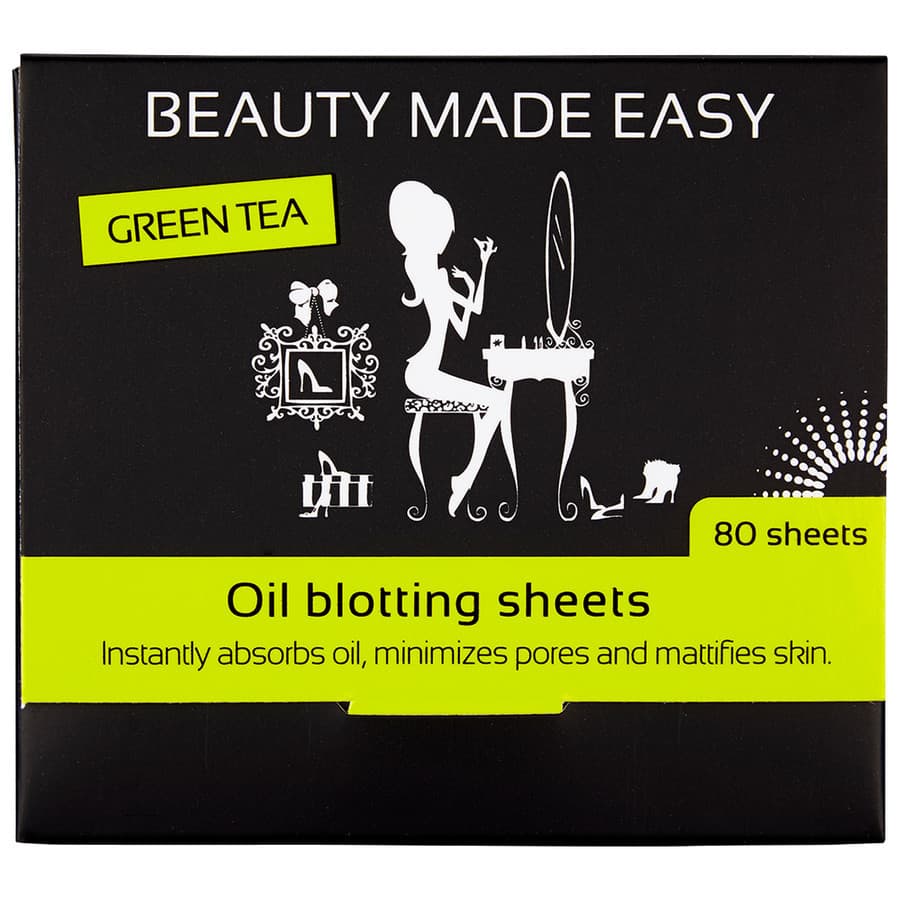 Beauty Made Easy Oil Blotting Sheets Green Tea
