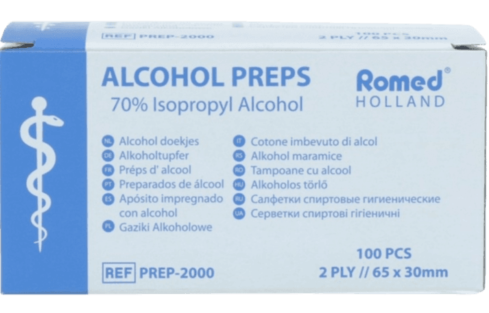 Romed Alcohol Doekjes 65x30mm