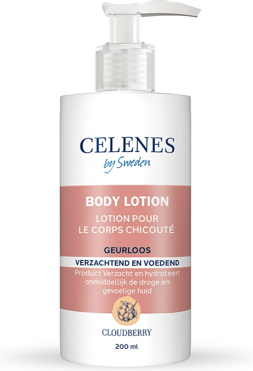 Celenes by Sweden Cloudberry Geurloze Body Lotion - Droge/Gevoelige Huid