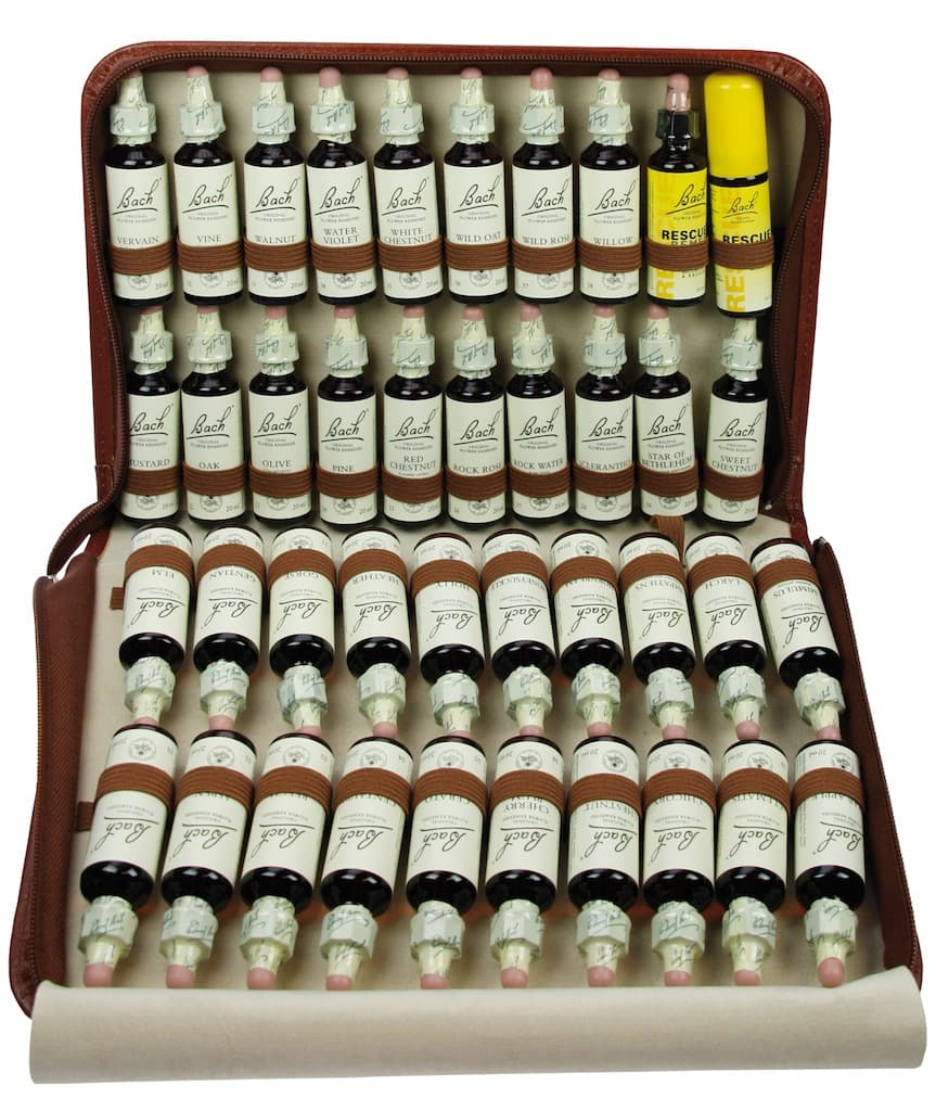 Bach Bloesem Set 20ml in Luxe Lederen Map