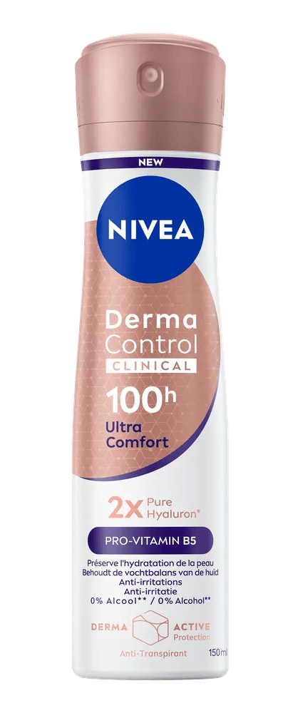 Nivea Derma Control Clinical 100H Ultra Comfort Anti-transpirant Spray