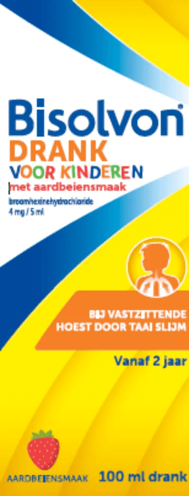 Bisolvon Drank Voor Kinderen met Aardbeiensmaak