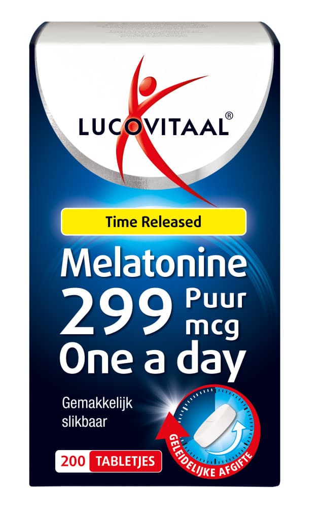 Lucovitaal Melatonine Puur 299 mcg Tabletten