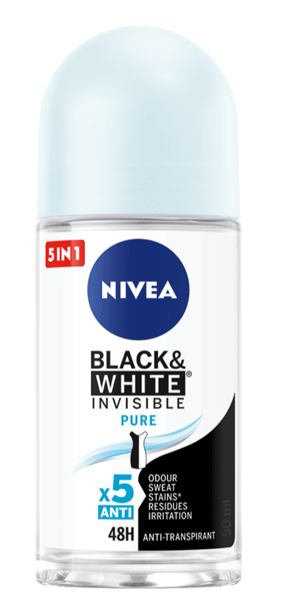 Nivea Black & White Invisible Pure Roll-on