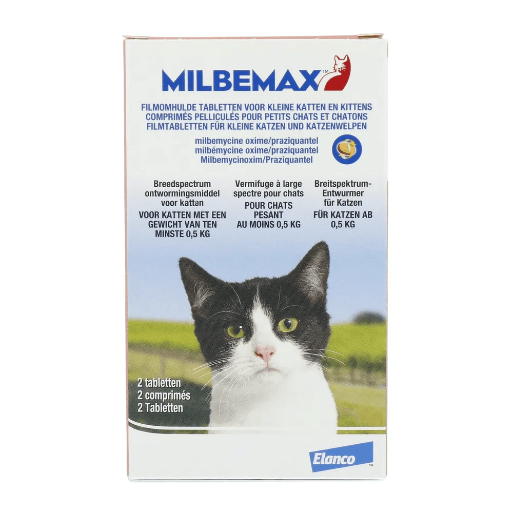 Milbemax Ontwormingsmiddel Voor Kleine Katten & Kittens Tabletten