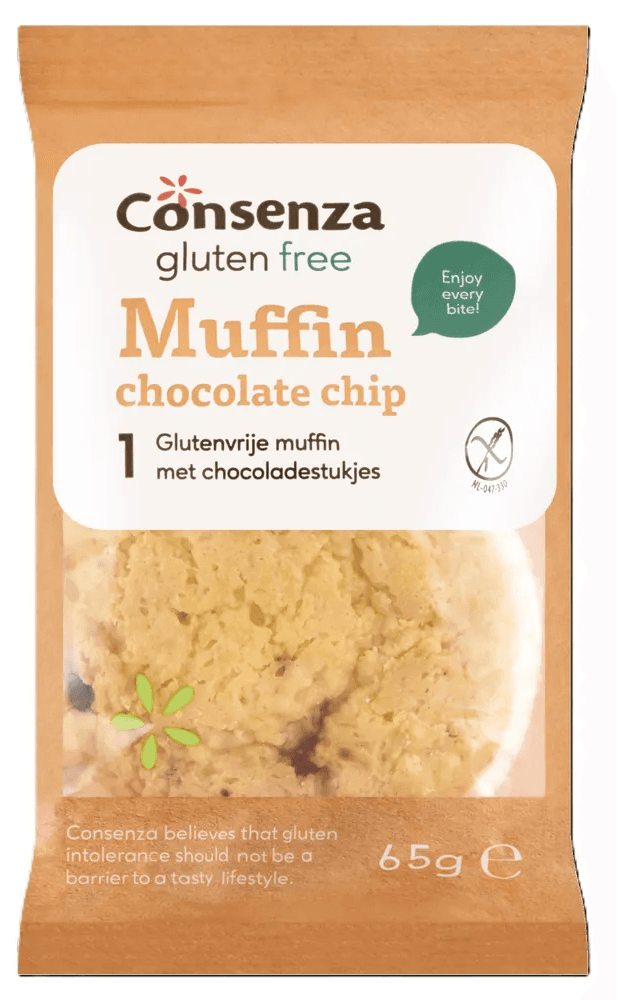 Consenza Glutenvrij Chocolate Chip Muffin