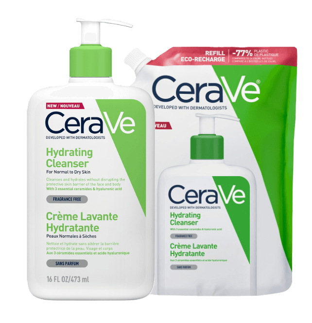 CeraVe Hydraterende Reinigingscrème Refill Bundel