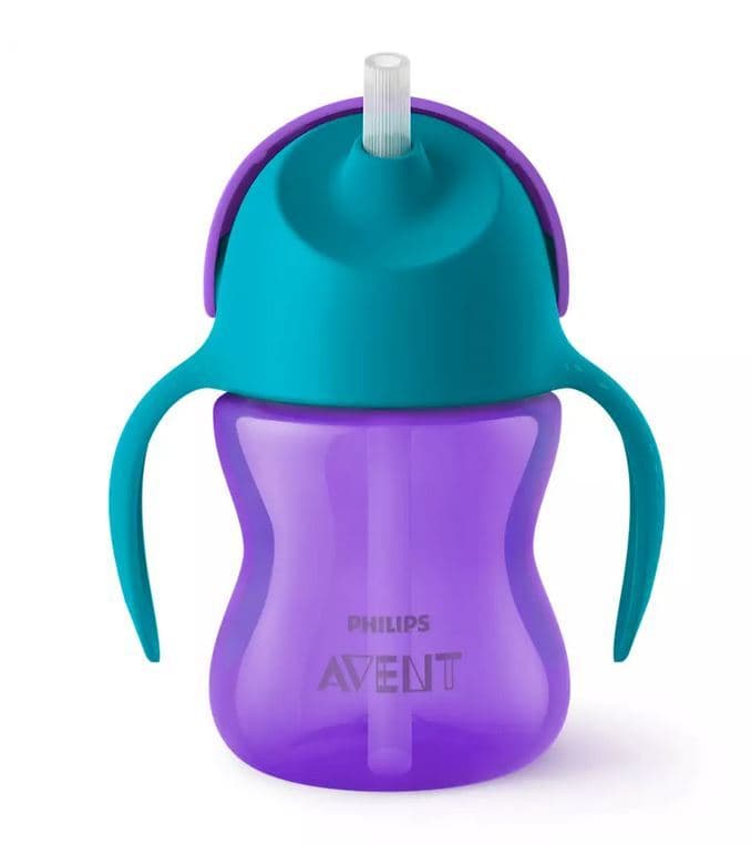 Avent Rietjesbeker Paars-Groen 9M+