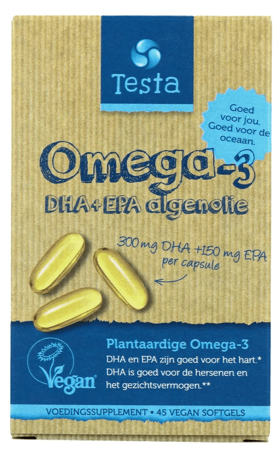 Testa Omega-3 Algenolie DHA & EPA Capsules